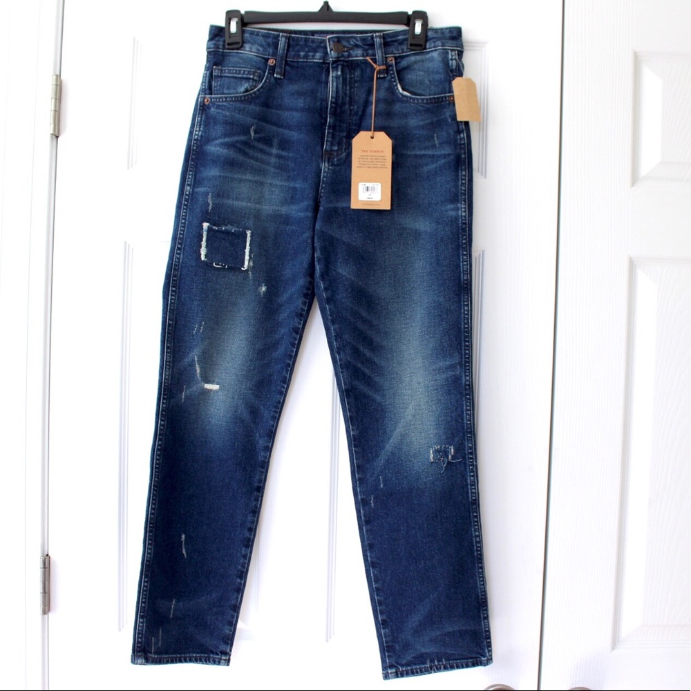 Lucky Brand | High Rise Tomboy fit cropped jeans